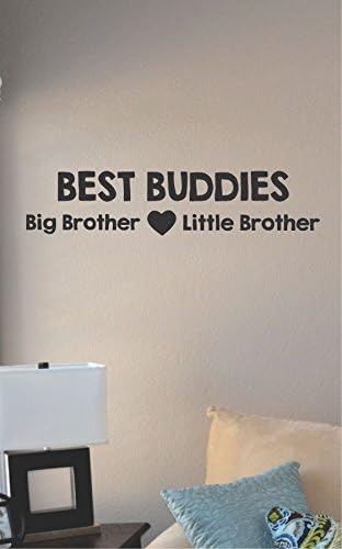 JS Artworks Calcomanía de vinilo para pared de Best Buddies Big Brother Little Brother