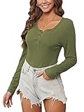 Damen Langarm Shirt ist aus hochwertigen Materialien gefertigt, Slim Fit Stil ist angenehm zu tragen.