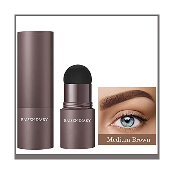 Adjustable-Eyebrow-Stamp-and-10-Styles-Stencil-Kit-The-Eyebrow-Pomade-Stamp-Shaping-Kit-Eyebrow-Definer-with-Eyebrow-Pen-Brush-and-Eyebrow-Trimmer-Buildable-Brow-Stencil-Makeup-Tools-Medium-Brown Adjustable Eyebrow Stamp and 10 Styles Stencil Kit The Eyebrow Pomade Stamp Shaping Kit Eyebrow Definer with Eyebrow Pen Brush and Eyebrow Trimmer Buildable Brow Stencil Makeup Tools (Medium Brown)