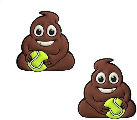 Cute Turd Tennis Dampener Racket Shock Absorber 2-Pack