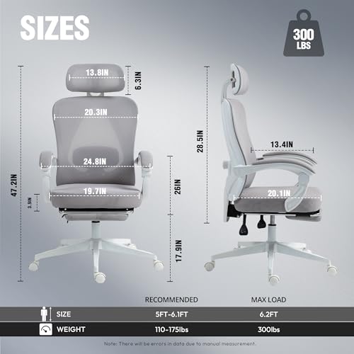 Dowinx Ergonomic Breathable Mesh Office Chair with Pocket Spring Cushion