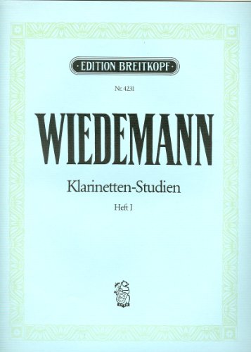 WIEDEMANN - Estudios Teoricos y Practicos Vol.1: nº 1 al 12 para 2 Clarinetes