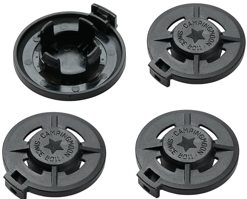 キャンピングムーン(CAMPING MOON) ポンペキャップ 蓋 フタ 登山 携帯 カセットボンベ CB缶 カセットガス キャップ 樹脂 ブラック G-BK4