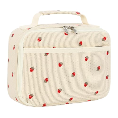 Genérico Bolsa de Almuerzo para Mujeres - Bolsa Térmica Aislada | Porta Alimentos Térmico Impermeable con Contenedores Portátil para Viaje Playa Picnic Trabajo Niños Niñas Adultos Hombres