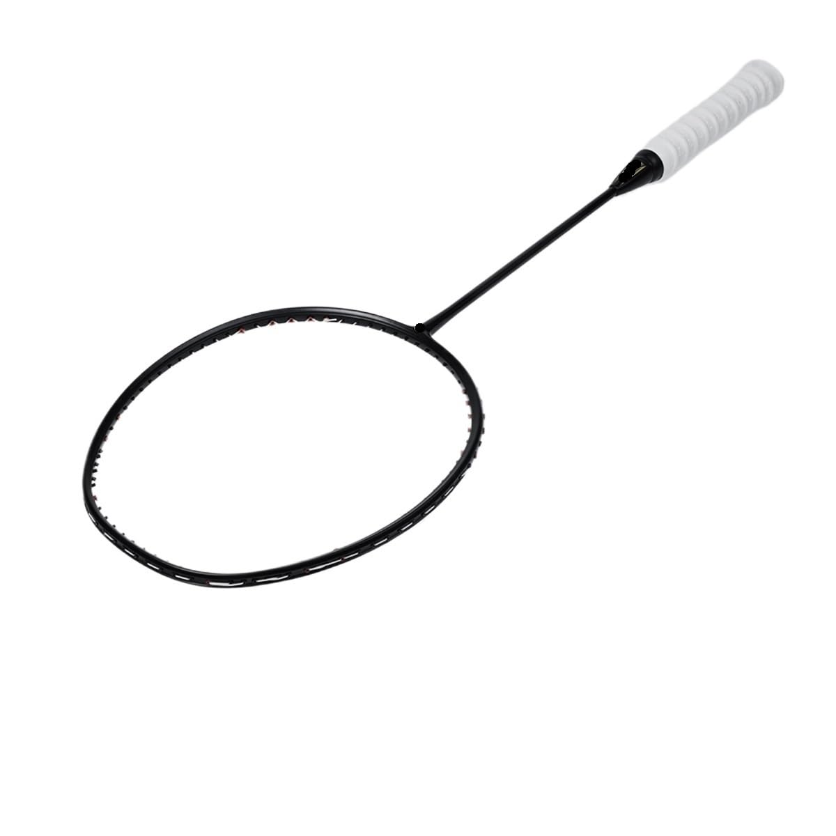 Badminton Set Racchetta da Badminton in Fibra di Carbonio Resistente(1Pcs White AirFilm)