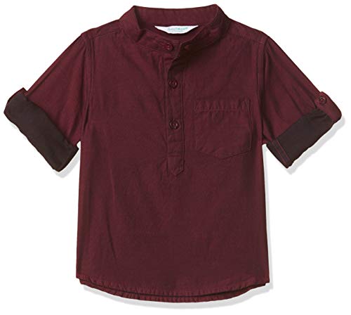 Image of miniklub Boys White Regular Fit Printed Casual Shirt