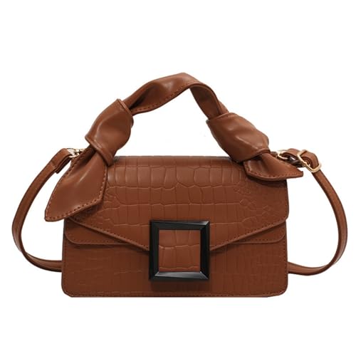 Image of Women Vegan Leather Evening Handbag Crocodile Pattern Handle Clutch Purse Cross Body Envelope Bag