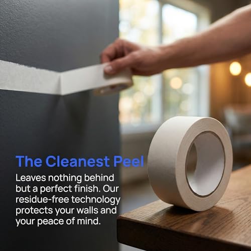 Cinta de papel para pintar que no daña superficies ni deja restos adhesivos pack de 3 4
