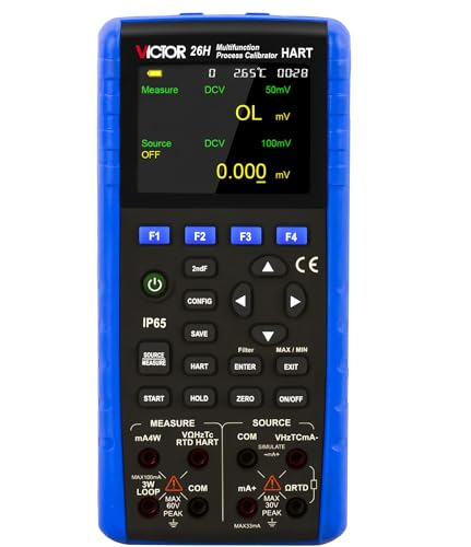 RUOSHUI Multi-function Calibration 26/26H Multi-function Process Calibrator with HART Communication Digit Display Process Calibrator Signal generator(RUOSHUI 26H)