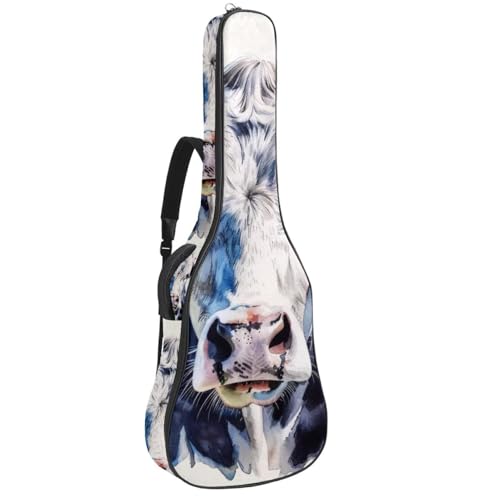 Étui pour guitare acoustique anti-choc et imperméable de 42.9 pouces au style cowboy vintage