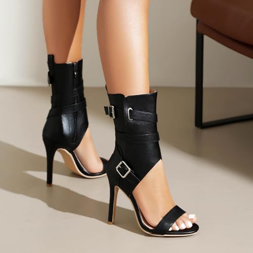 Image of ForeMode Fashion Women T-Strap High Heels Bow Platform Round Toe Pumps Leather Summer Sweet Shoes