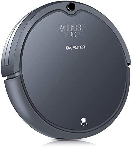 Automatic Robot Vacuums Pet Hair Cleaner with Mop, Self-Charging Robotic Vacuum Cleaner, UV and HEPA Style Filter for Pet Fur Hair and Allergens, Hardwood and Tile-Black