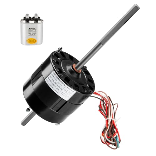 D1092 RV Air Conditioner Fan Motor with Capacitor - 1/3 HP 115V 1675 RPM Direct Replacement for Coleman Mach Series - Includes Sleeve Bearing & Two-Year Warranty