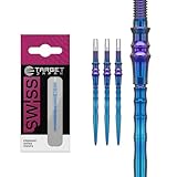 Target Japan Premium Swiss Dartspitzen (Steel Tip), 3er Set – 35 mm, Blau | Wechselspitzen, Ersatzspitzen, Profi-Dartzubehör
