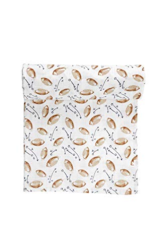 Image of Mud Pie Football Muslin Swaddle, Multi