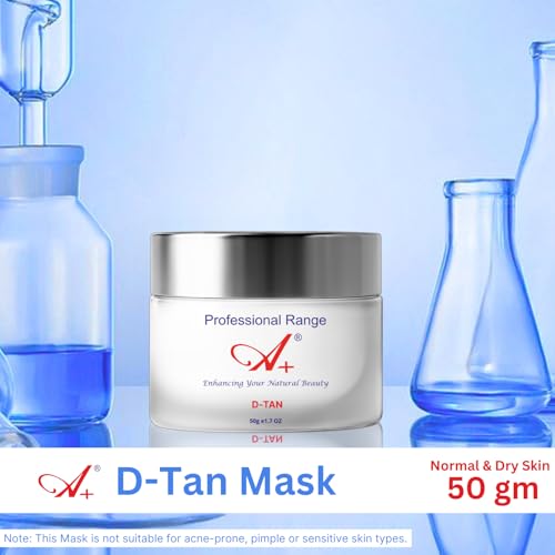 Image of A+ Detan Pack, Tan Removal Cream for Women & Men, Effective Tanning Removal Cream, Professional & Home Use Detan Face Pack for Radiant Skin - 50gm
