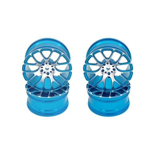 RC�����A�N�Z�T���[ For Kyosho For Sakura For Tamiya For TT02 MN86K 1/10 4����A���~�����z�C�[���z�C�[���n�u RC���[�h���[�X�ɍœK(Blue)