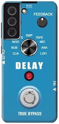 R3962 Guitar Analog Delay Graphic Case Cover for Samsung Galaxy S21 FE 5G