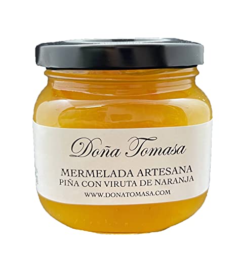 Mermelada Artesana de Piña con Viruta de Naranja- Sin conservantes ni colorantes - Peso Neto 235g Cover