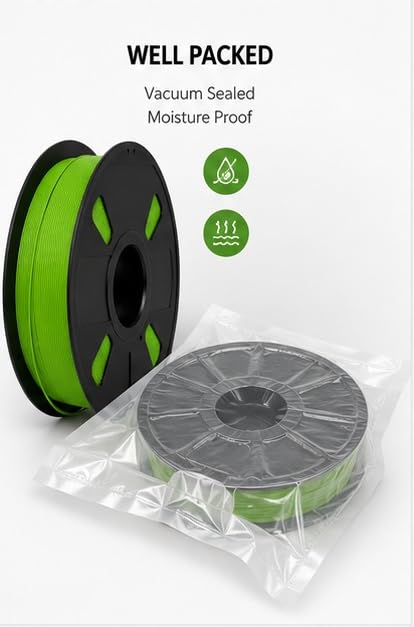 Image of PLA 3D Printer Filament 1.75mm, 1kg Spool (2.2 lbs) - UV /Heat /Weather Resistant, Strong Layer Bonding, Smooth Printing, Low Odor, Outdoor Functional Prototypes, FDM Compatible (Hunter Green, 1 kg)
