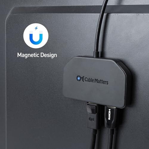 Cable Matters DisplayPort 1.4 MST Hub (1 HDMI 2.0 + 2 DP 1.4), DP Splitter Hub with 2X DisplayPort and 1x HDMI for Windows, NOT Compatible with macOS by Cable Matters - Image 6