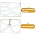 SOLUSTRE 2pcs Multi-Functional Plastic Socks Drying Rack Space-Saving Hanger for Underwear Bras and Scarves for Home Use All Seasons