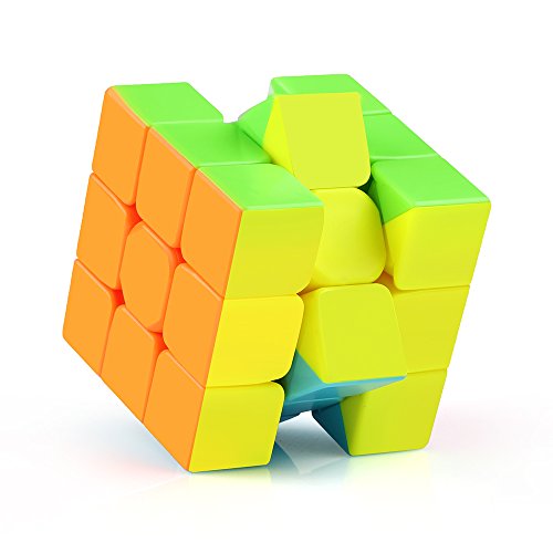 D-FantiX QY Toys Warrior 3x3 Speed Cube Stickerless 3x3x3 Magic Cube Puzzles - Thumbnail 5