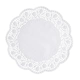 PAPSTAR 18270 Tortenspitzen rund ø 30 cm, 250 Stück, weiß