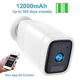 Wireless Battey Powered Security Camera,1080P Home Security Camera,Motion Detect...