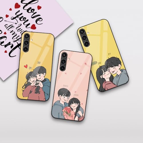 Image of COLORflow Back Cover Compatible with Samsung Galaxy S23 FE 5G | Love Connection Couple Customized | Shockproof TPU Bumper with Camera Protection Back Cover Compatible with Samsung Galaxy S23 FE 5G