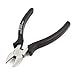 Aexit Black Plastic Hand Tools Coated Handgrip Diagonal Side Cutter Pliers Hand Tool Crimpers 6
