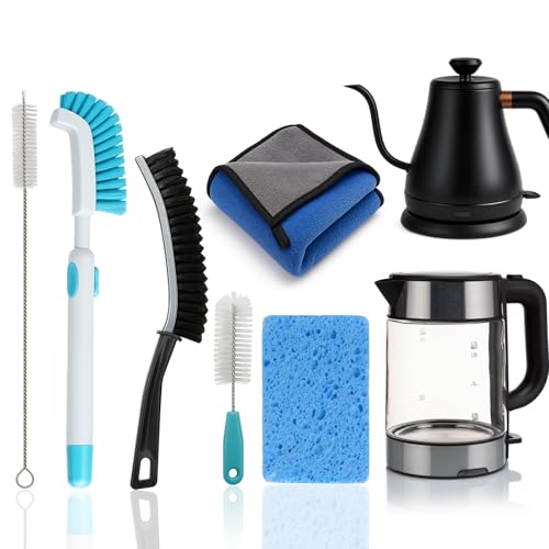 XANGNIER Electric Tea Kettles for Boiling Water Cleaning Brush Kits,Gooseneck Hot Water Boiler Cleaner Tools Accessories
