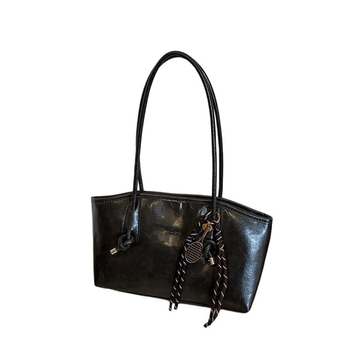 Bolso tote retro con acabados de calidad en PU y diseño clásico de hombro