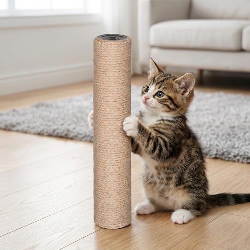 Rascador para gatos de sisal y piezas de repuesto de ABS para interior 8