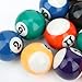 Mini Pool Ball Set,16pcs/Set 0.98Inch Resin Mini Billiard Ball Children Toy Small Pool Cue Balls Full Set Mini Pool Table Accessories