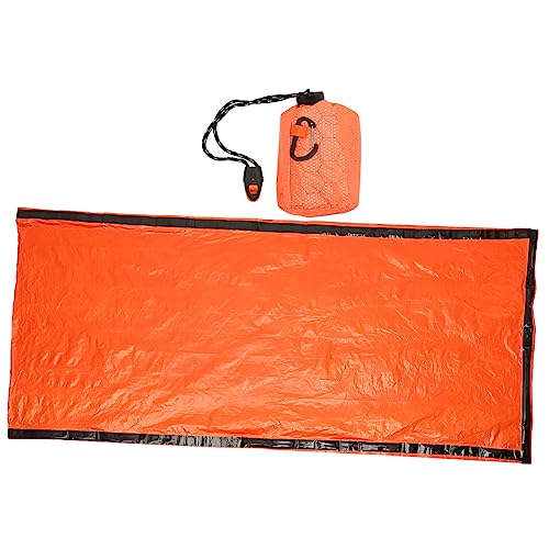 Gogogmee Emergency Sleeping Bag Compact Aluminum Pe Sleeping Bag for Camping Hiking Emergency Kit