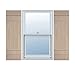 Ekena Millwork LJ4C14X02400BD Lifetime Vinyl, Custom Four Board Joined, Board-n-Batten Shutters, w/ Shutter-Loks (Per Pair)