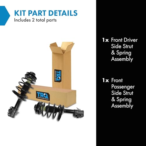 Image of TRQ Front Strut and Spring Assembly Set 2 Piece Compatible with 1992-1994 Lexus ES300 92-94 Toyota Camry