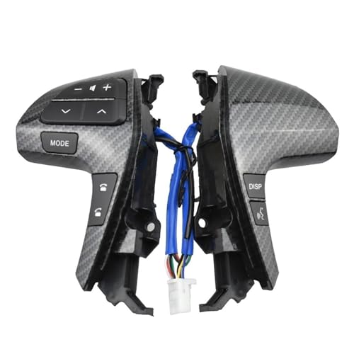 Bouton commande audio au volant interrupteur de rechange carbone Toyota 2006-2015