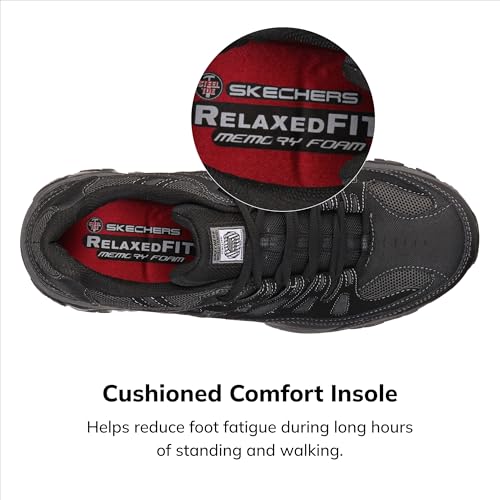 Skechers Men's Cankton Steel Toe Electrical Hazard Construction Shoes