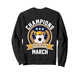 Champions are Born in March Football Soccer Gifts