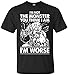 KINKA Funny Dragonball z Goku And Vegeta Tshirt - I'm Not The Monster You Think I am Broly t-Shirt Camicie e T-Shirt(Large)