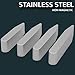 36 Premium Metal Collar Stays – Multiple Sizes (2.2