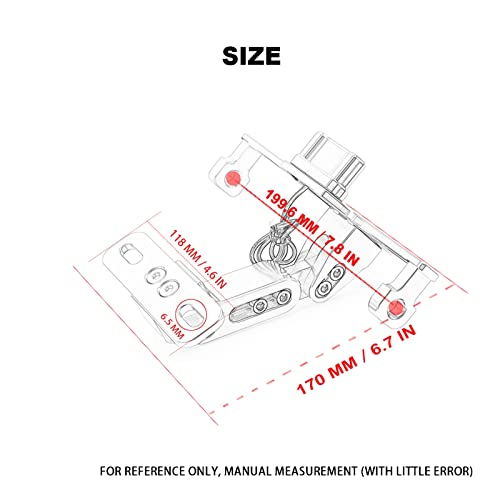 Support de plaque XT660Z Ténéré en aluminium avec support clignotant intégré - 3