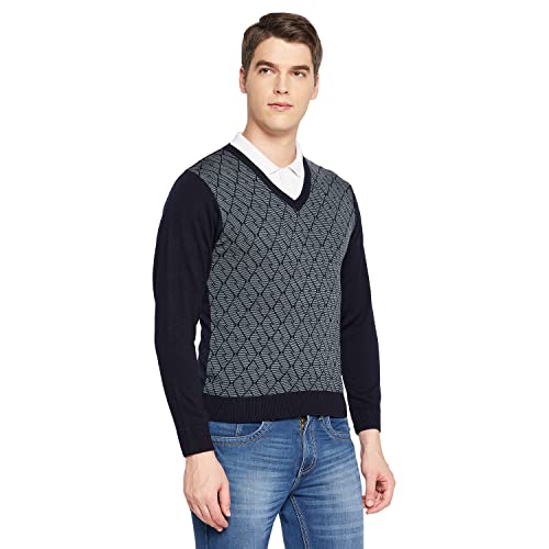 Image of Duke Men's Acrylic Blend Casual Sweater