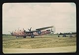 HistoricalFindings Photo: Nose Art on a B24 Liberator Bomber Painted with red Zig-zag Stripes,c1945