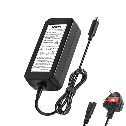 42V 2A Electric Scooter Charger Universal Hoverboard Charger with 8mm DC Connector Fast Charging Power Adapter for 36V Lithium Battery (XM)