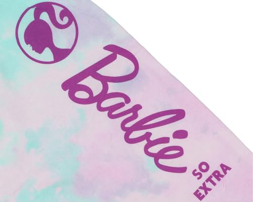 Barbie Girls' So Extra Tie-Dye Lounge Sleep Jogger Kids Sweat Pants2