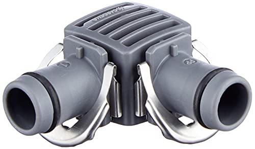 Gardena Système Micro-Drip L-piece 13MM (1/2 Pouce): Connecteur de tuyau pour une modification de la direction du tube d'éditeur (N ° 1347, 1346), 2 pièces (8382-20)