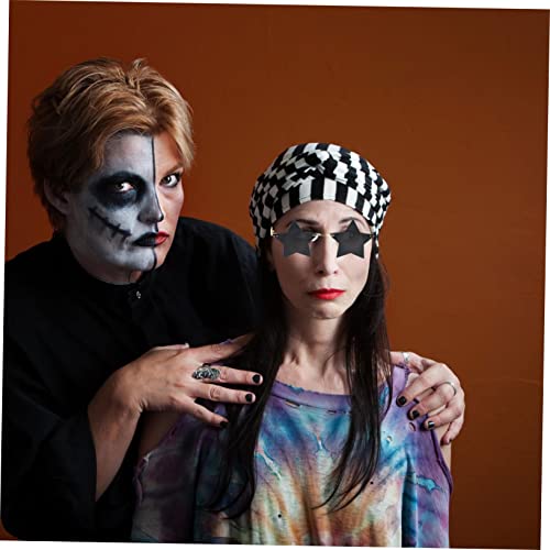 1 Pair Party Sunglasses Fashion Flame Shape Sunglasses Polarized Sunglass Cool Sun Glasses Personality Eyewear S Vintage for Men Scenecore Grey Copper Alloy3